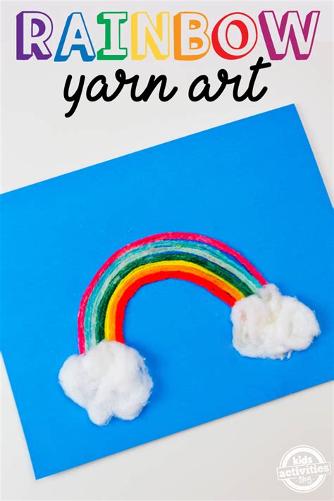 Colorful Rainbow Yarn Art Ideas For Kids Kids Activities Blog
