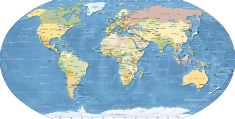 Map Of Countries In The World