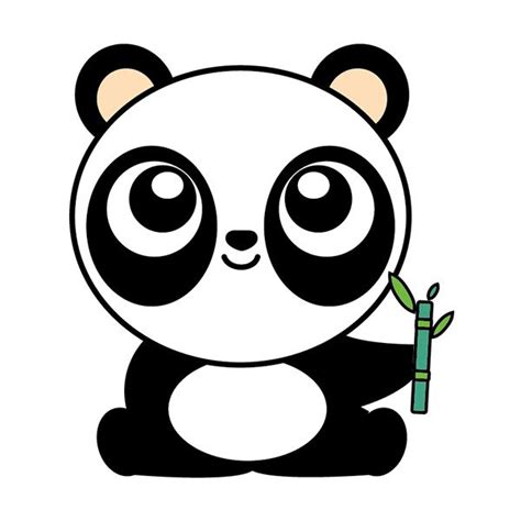 Cómo Dibujar Un Oso Panda Kawaii Comodibujarclub Como Dibujar Un