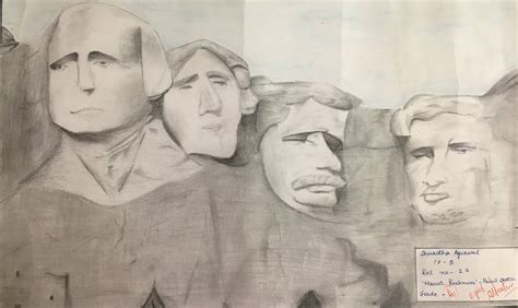 How to draw mount rushmore easy. Mount Rushmore in Pencil Sketch: Learn-Draw-Sketch, You ...