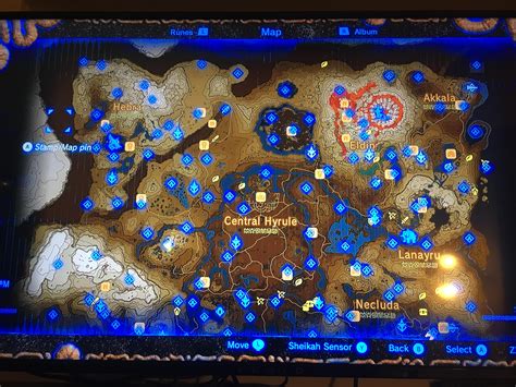 All Shrine Locations In Breath Of The Wild Zelda Bxemaker