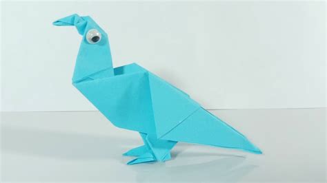 Origami Pigeon How To Make Origami Pigeon Step By Step