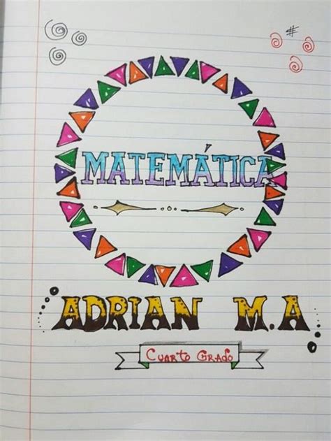 Portadas De Matemáticas Ideas Creativas Bonitas Y Fáciles Dibujos Información Imágenes