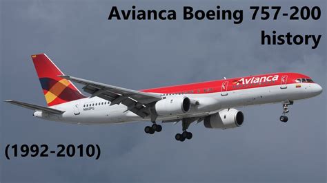Avianca Boeing 757 200 History 1992 2010 Youtube