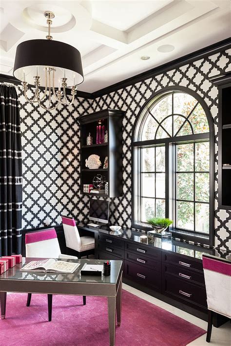 For a home office the entire family can utilize, employ. 30 Black and White Home Offices That Leave You Spellbound