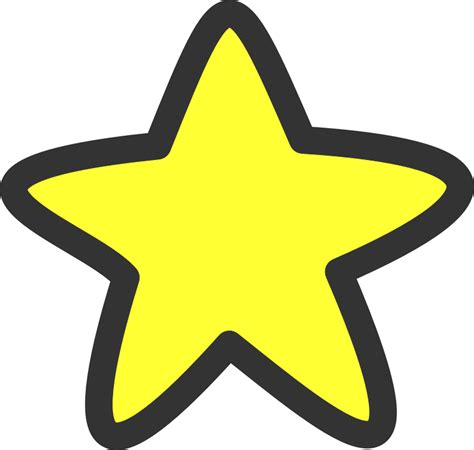 Free Vector Graphic Star Yellow Shapes Glowing Free Image On
