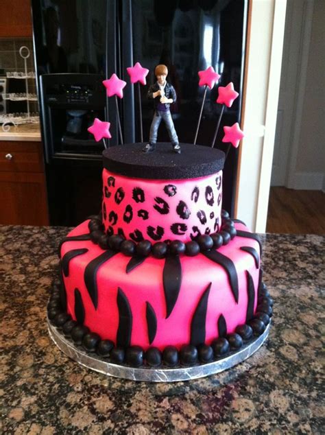 10yr wedding anniversary ten year anniversary gift homemade anniversary gifts anniversary parties anniversary ideas second anniversary vow renewal cake wedding renewal vows anniversary decorations. my most recent cake... animal print and j biebs for a 6 year old girl | Cakes I love ...