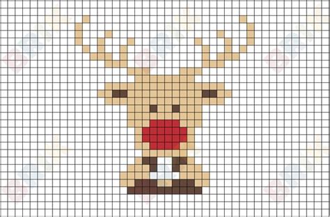 Reindeer Pixel Art Pixel Art Pixel Art Design Minecraft Pixel Art