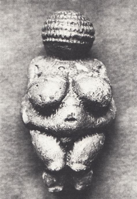 Venus Of Willendorf Paleolithic Stone Age Figurine Of Gravid Woman