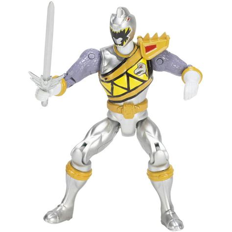 Power Rangers Dino Super Charge Silver Ranger Action Hero