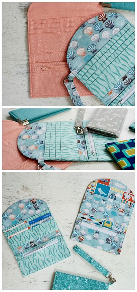 Learn How To Sew Wallets Patterns Included And The Video Tutorials