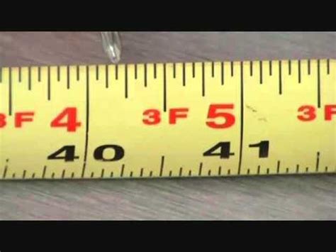 Tips on reading a tape measure - YouTube