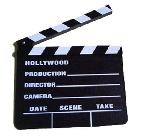 Hollywood Movie Clapper Board What A Great Prop To Have Hollywood