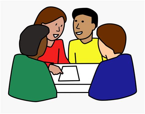 Students Clipart Student Group Discussion Small Group Discussion