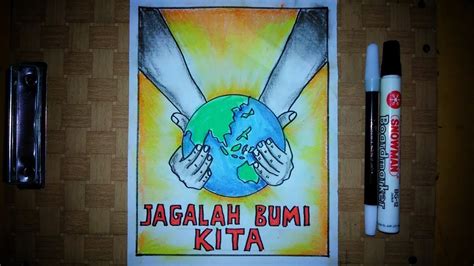 Contoh Poster Selamatkan Bumi Kita Sketsa