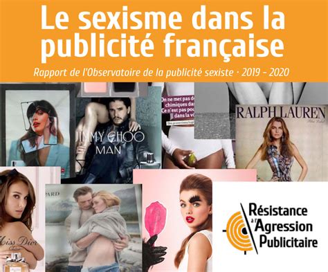 rapport le sexisme dans la publicité française résistance à l agression publicitaire