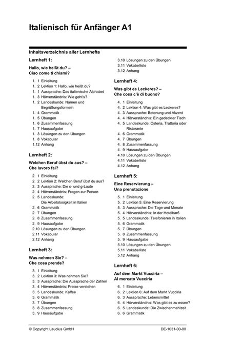 Berthelsen) auf grund der suspendierung seines allzu rabiaten vorgängers pastor wredmann (bent mejding) dessen vertretung in der kleinen gemeinde eines kopenhagener vororts übernimmt, hat er es in der weihnachtszeit. Italienisch für Anfänger A1