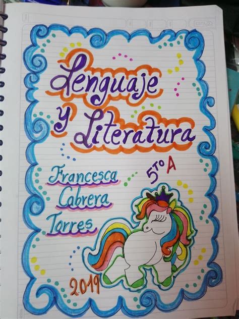 Caratulas Para Niños De Lengua Y Literatura ~ Caratulas Para Cuadernos
