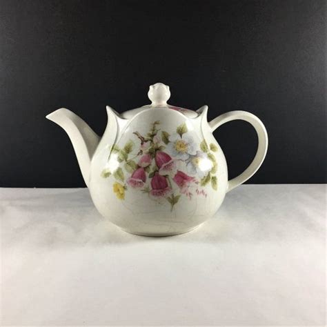 Sadler Teapot Vintage Sadler Floral Teapot Made In England Etsy Tea