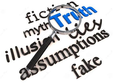 Find Truth Over Lies And Myth Stock Illustration Illustration Of True
