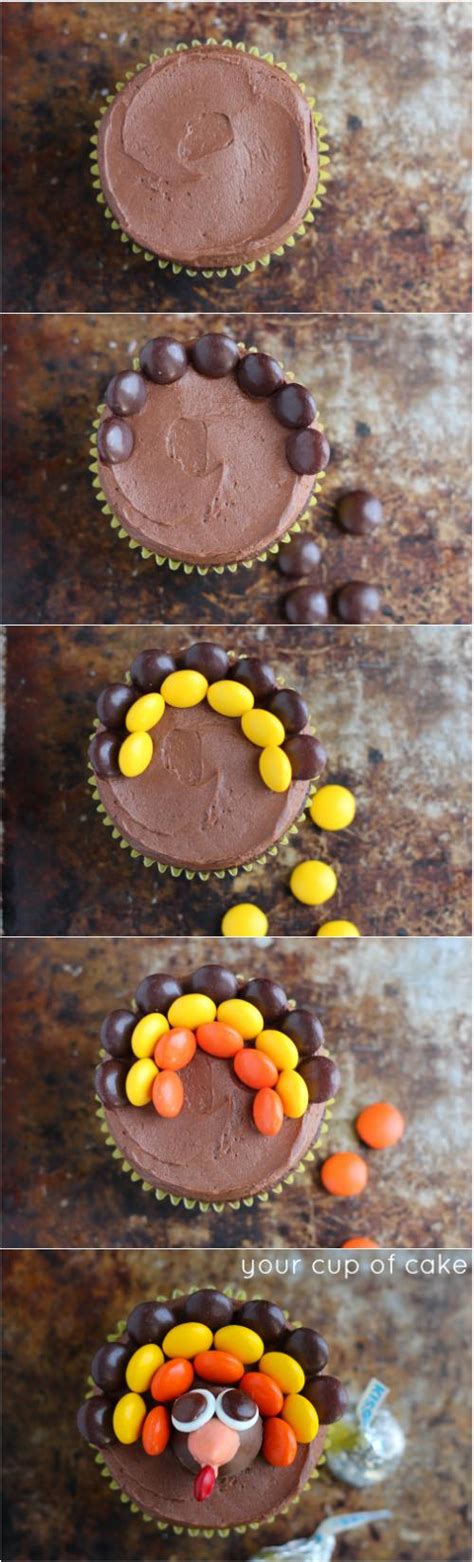 Make your thanksgiving more memorable with these amazing cupcake ideas! Turkey Cupcakes - Thanksgiving Cupcake Decorating - Your ...