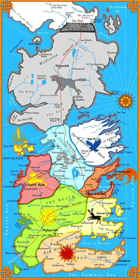 Map Of Westeros Game Of Thrones Chronicles Of Chaos Wiki Fandom