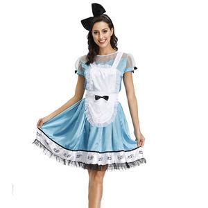 Ps Adorable Alice Light Blue Wonderland Dress Halloween Cosplay Maid