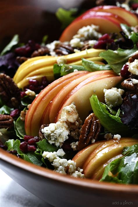 Apple Pear Salad With Pomegranate Vinaigrette Add A Pinch