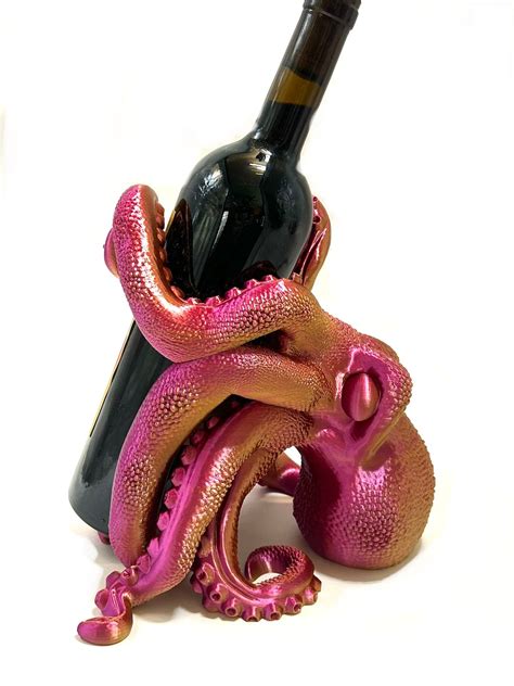 Octopus Wine Bottle Holder Etsy