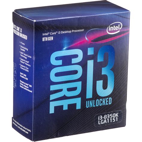 Intel Core I3 8350k 40 Ghz Quad Core Lga 1151 Bx80684i38350k