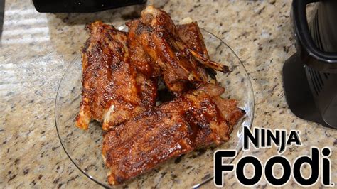 A carnival food favorite made a little bit better for you, right in the air fryer with no oil or grease! Making Ribs in the Ninja Foodi - YouTube