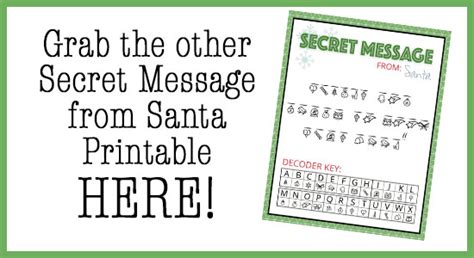 secret santa message printable over the big moon