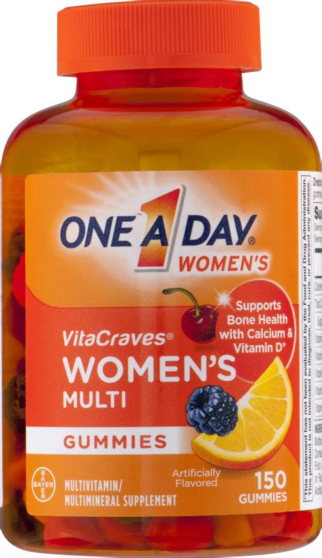 One A Day Womens Vitacraves Multivitamin Gummies 150 Ct One A Day