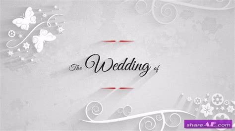 wedding » page 7 » free after effects templates | after effects intro