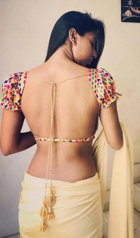 Pin By Monika On Blouse Blouses In 2019 Blouse Designs Saree Backless Blouse Back Neck Designs
