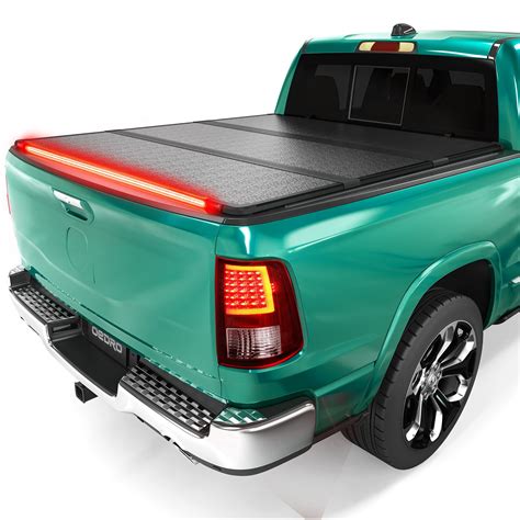 Buy Oedro Hard Tri Fold Truck Bed Tonneau Cover With Built In Led