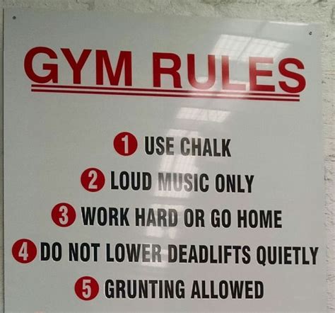 Gym Rule Quotes Quotesgram