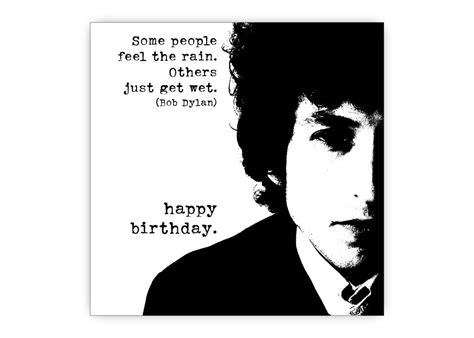 Bob Dylan Birthday Card Personalise It Choice Of Sizes Etsy