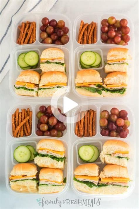 Mini Sandwich Lunchbox Idée In 2020 Healthy Packed Lunches Easy