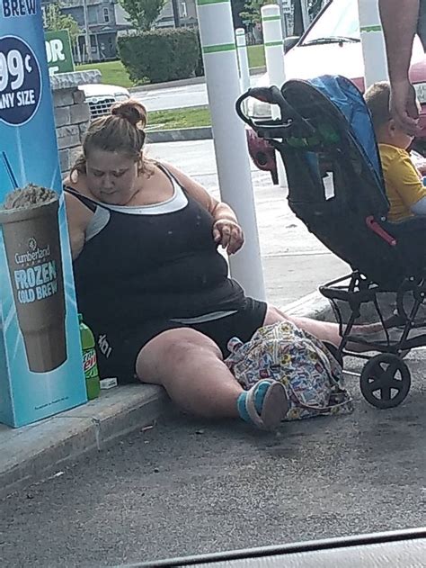 She Was Blocking The Handicapped Space At The Convenience Store With