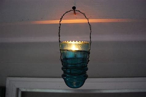 Glass Insulator Tea Light Holder Glass Insulators Insulator Lights
