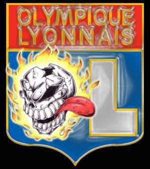 Le saucisson lyonnais truffé et pistaché. ecusson de l ol - supporter lyonnais anti asse om psg