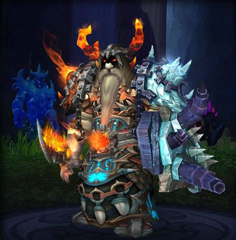 I Tried The Different Shoulder Transmog On My Shaman Fire Ice