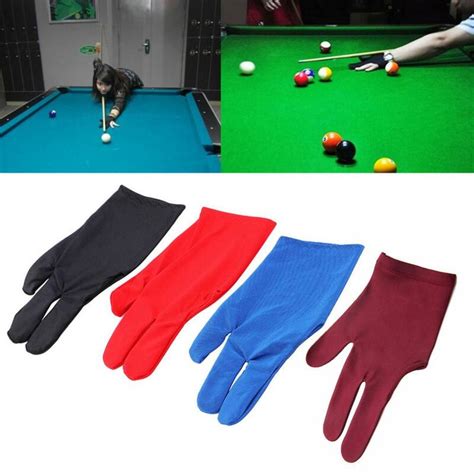 Snooker Pool Billiard Glove Sports Cue Shooter Spandex Finger Gloves