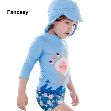 Fanceey 2019 Summer Baby Swimwear Lovely Children Boys Swimming Suit