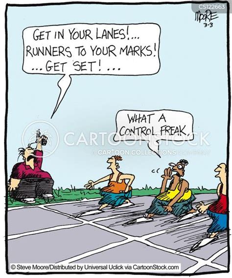 Running Tracks Cartoons And Comics Funny Pictures From Cartoonstock