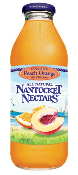 Nantucket Nectars Peach Orange Juice 16 oz (12 Pack)