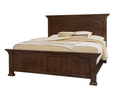 Vista Warm Cherry King Mansion Bed 770 669 966 722 Ms1 By Vaughan