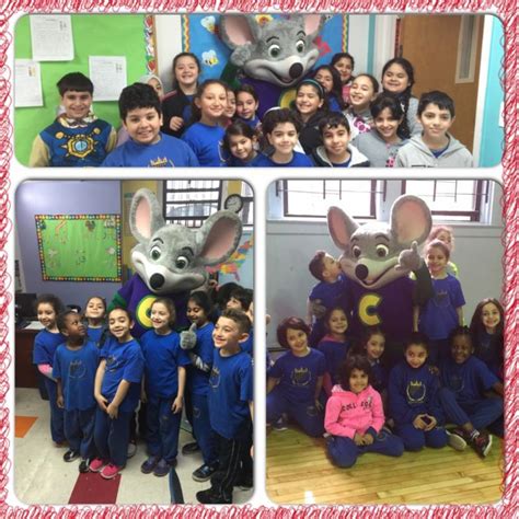 Chuck E Cheeses Visit To Rsa Classes Was A Great Excitement For