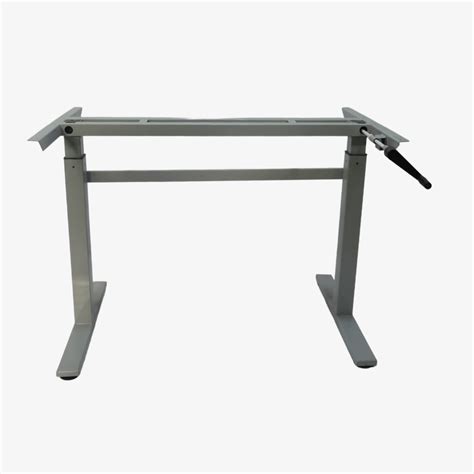 Double Stand Height Adjustable Desk Frame Manual Inr 1228814 Gst
